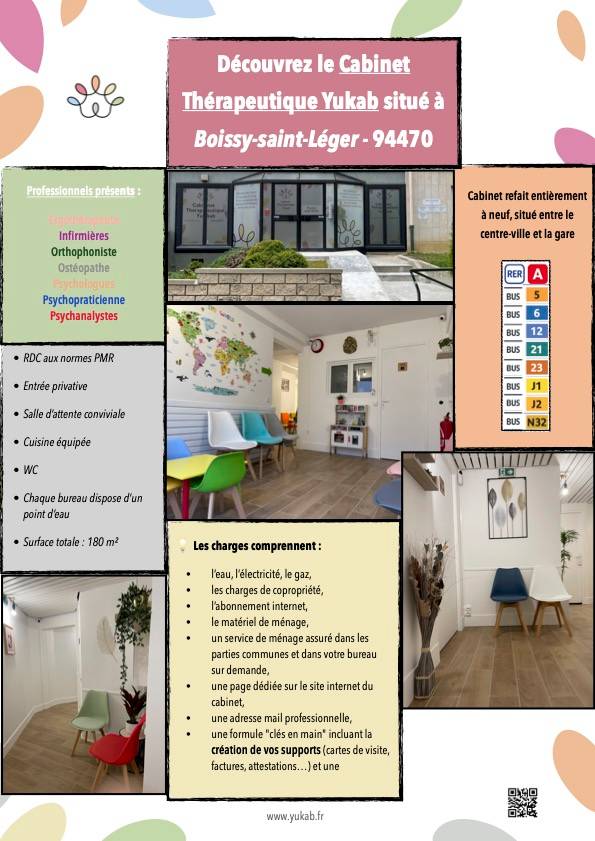 Cabinet Cabinet Thérapeutique Yukab à Boissy-Saint-Léger - Photo principale