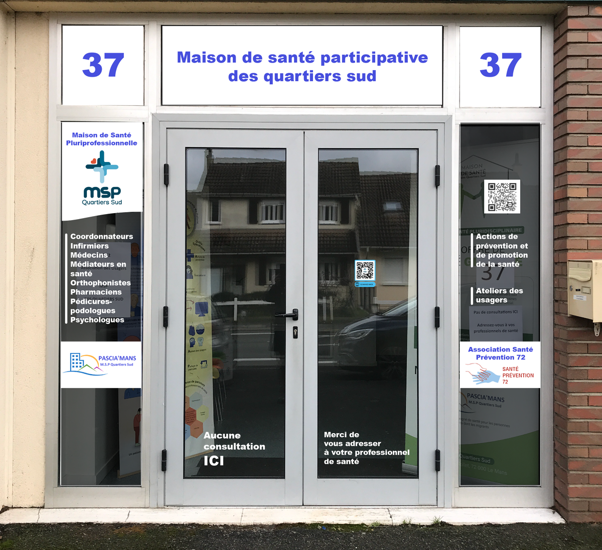 Cabinet MAISON DE SANTE MULTISITE DES QUARTIERS SUD DU MANS (MSPQS) à Le Mans - Photo principale