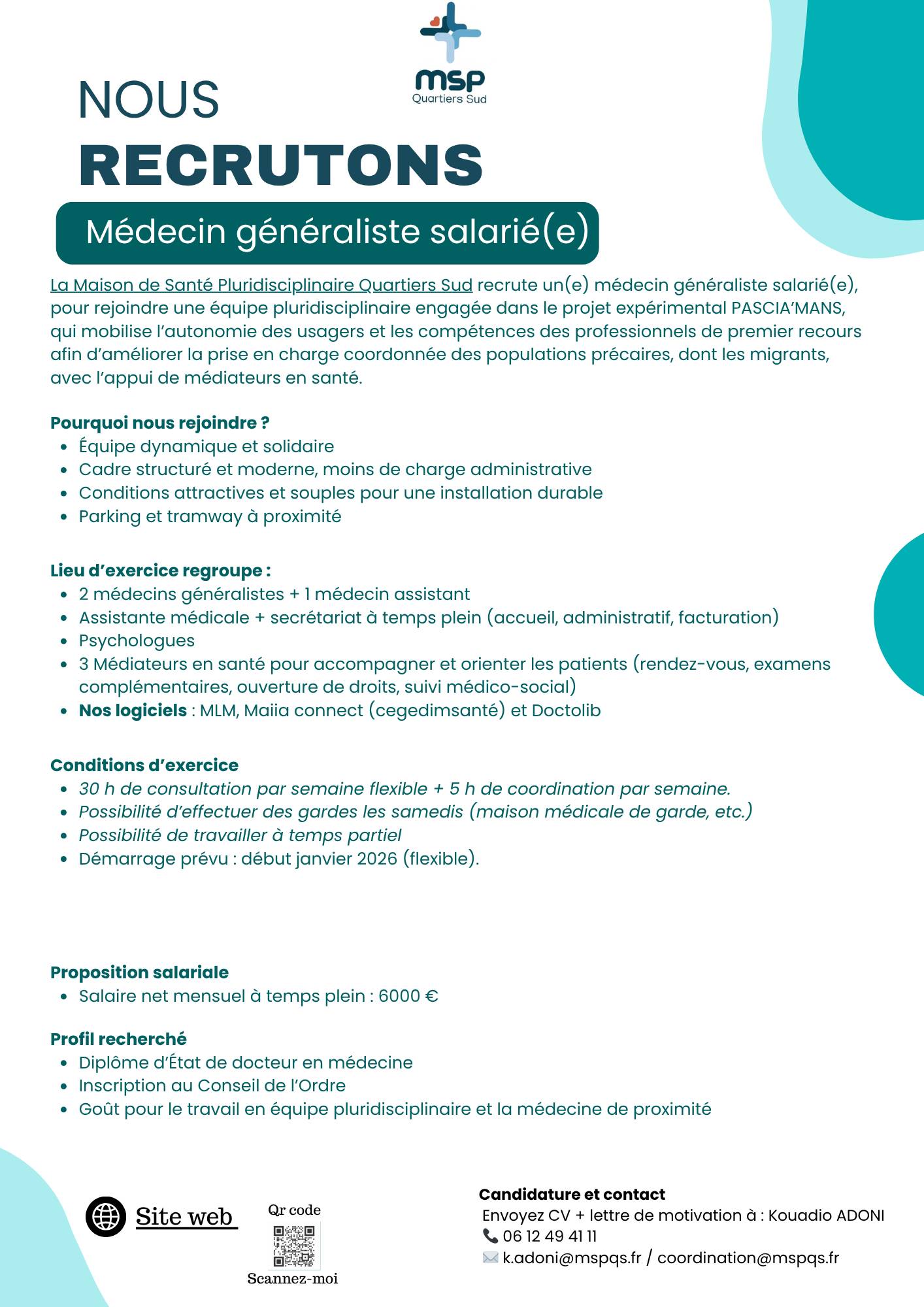 MAISON DE SANTE MULTISITE DES QUARTIERS SUD DU MANS (MSPQS) #2