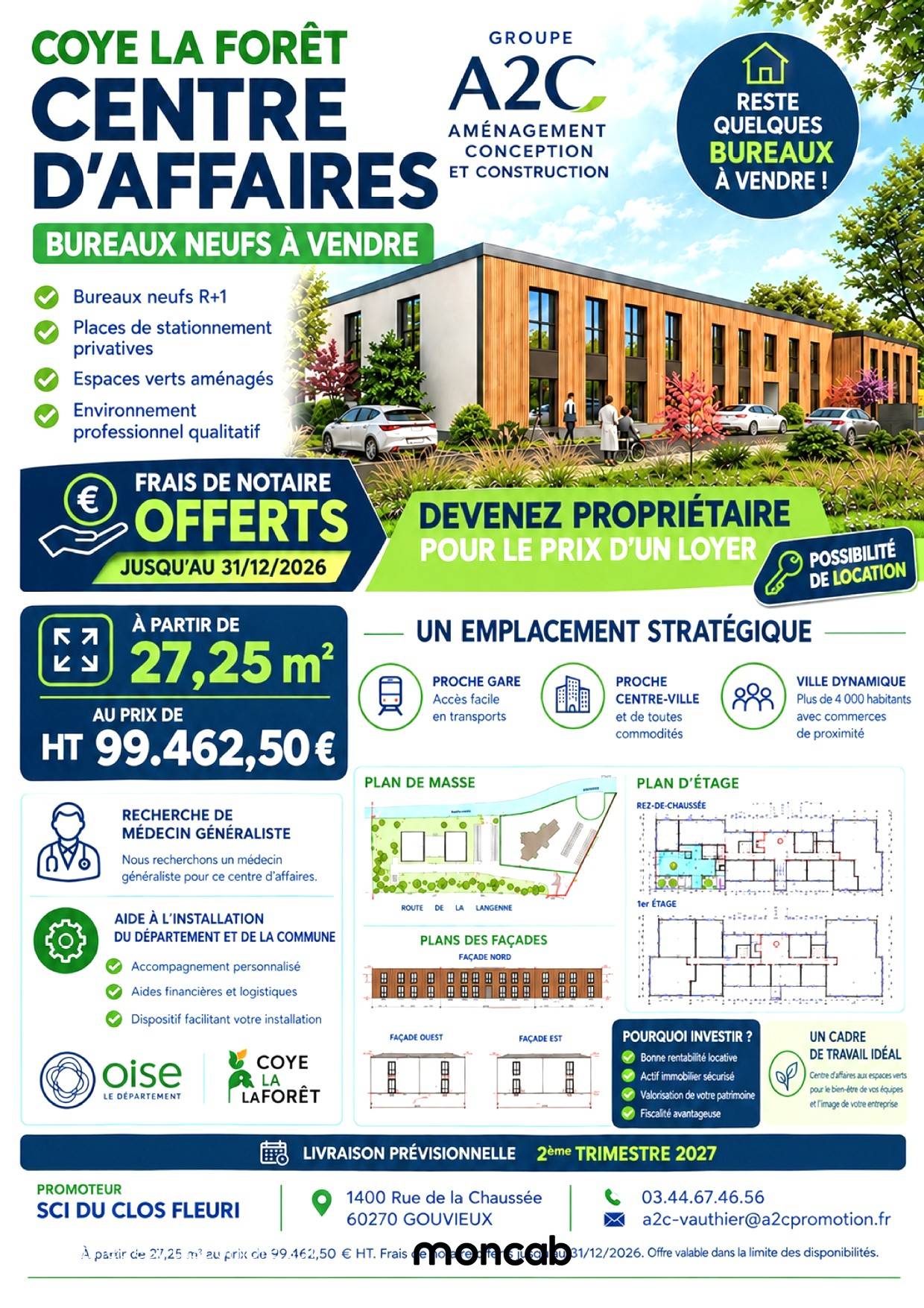 Cabinet CENTRE D'AFFAIRES à Coye-la-Forêt - Photo 1