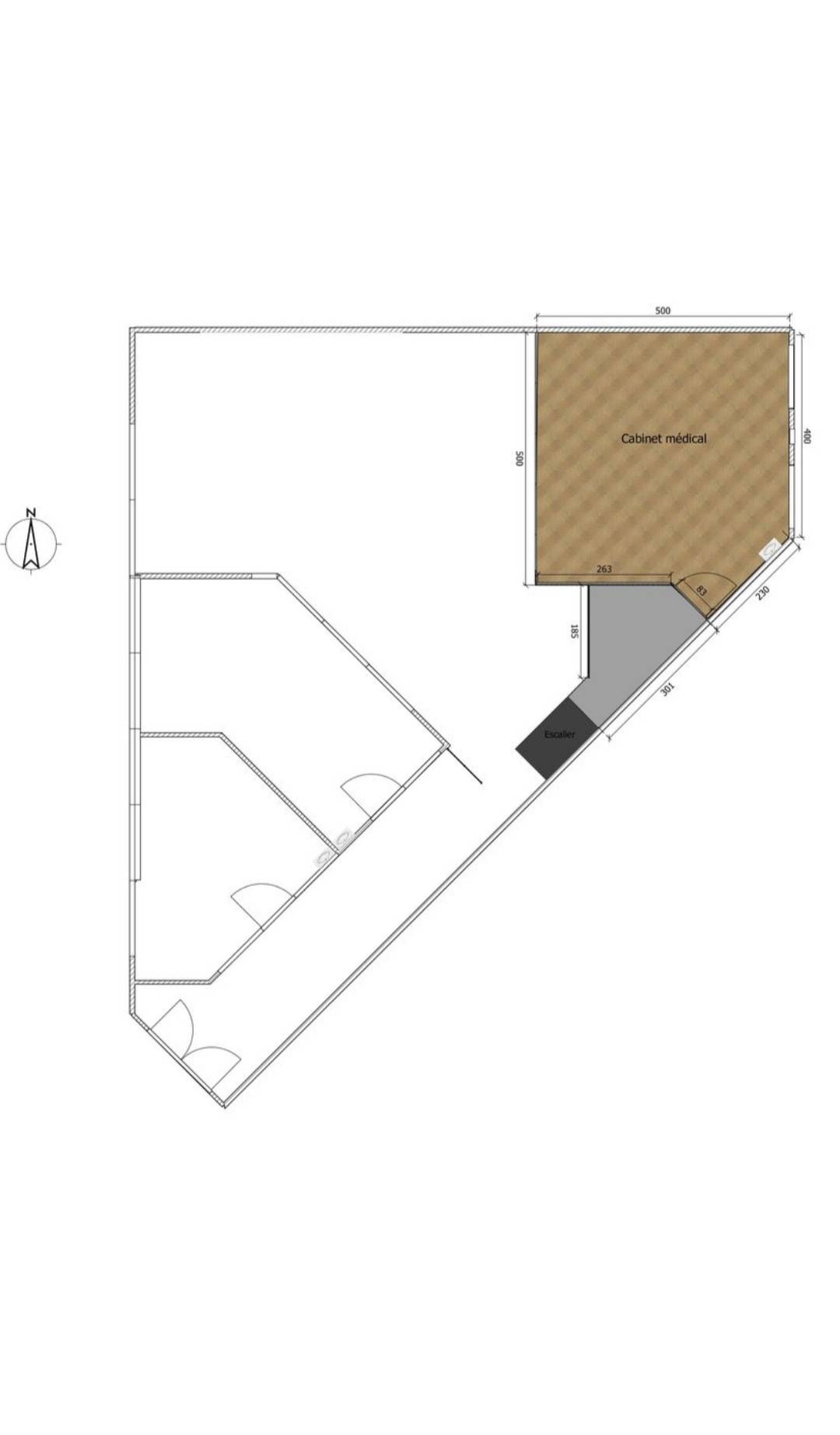 Cabinet Salle de consultation à Voisins-le-Bretonneux - Photo 1